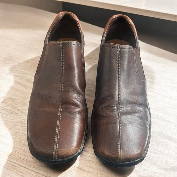 Cole Haan Zeno Mens 13 M Driving Shoes Loafers Slip-On C07486 Brown Leather - Picture 3 of 7